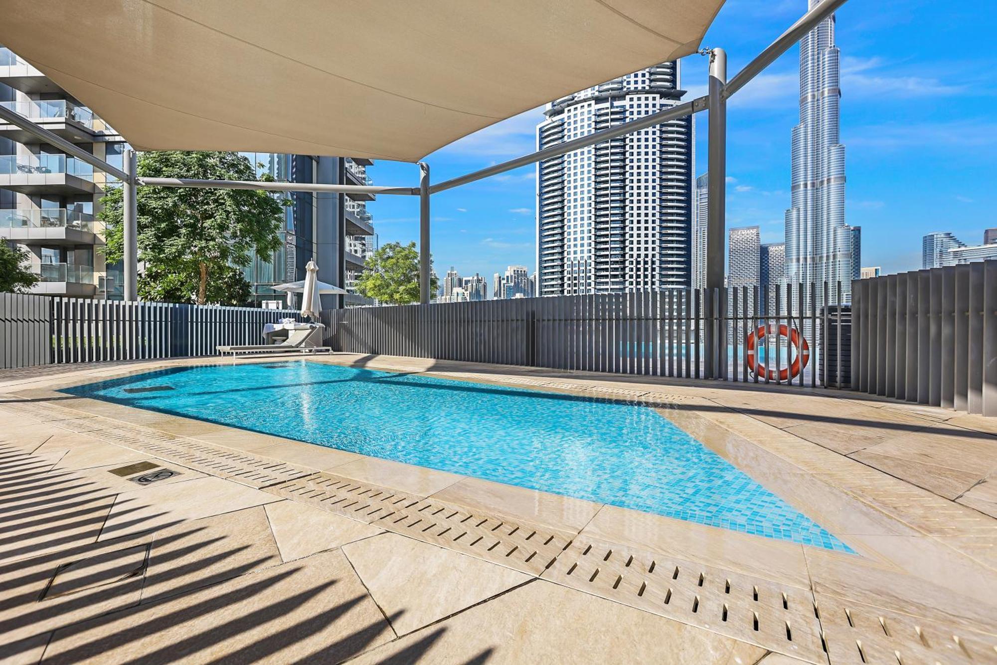 First Class 2Br With Full Burj Khalifa And Fountain View Dubai Exterior photo