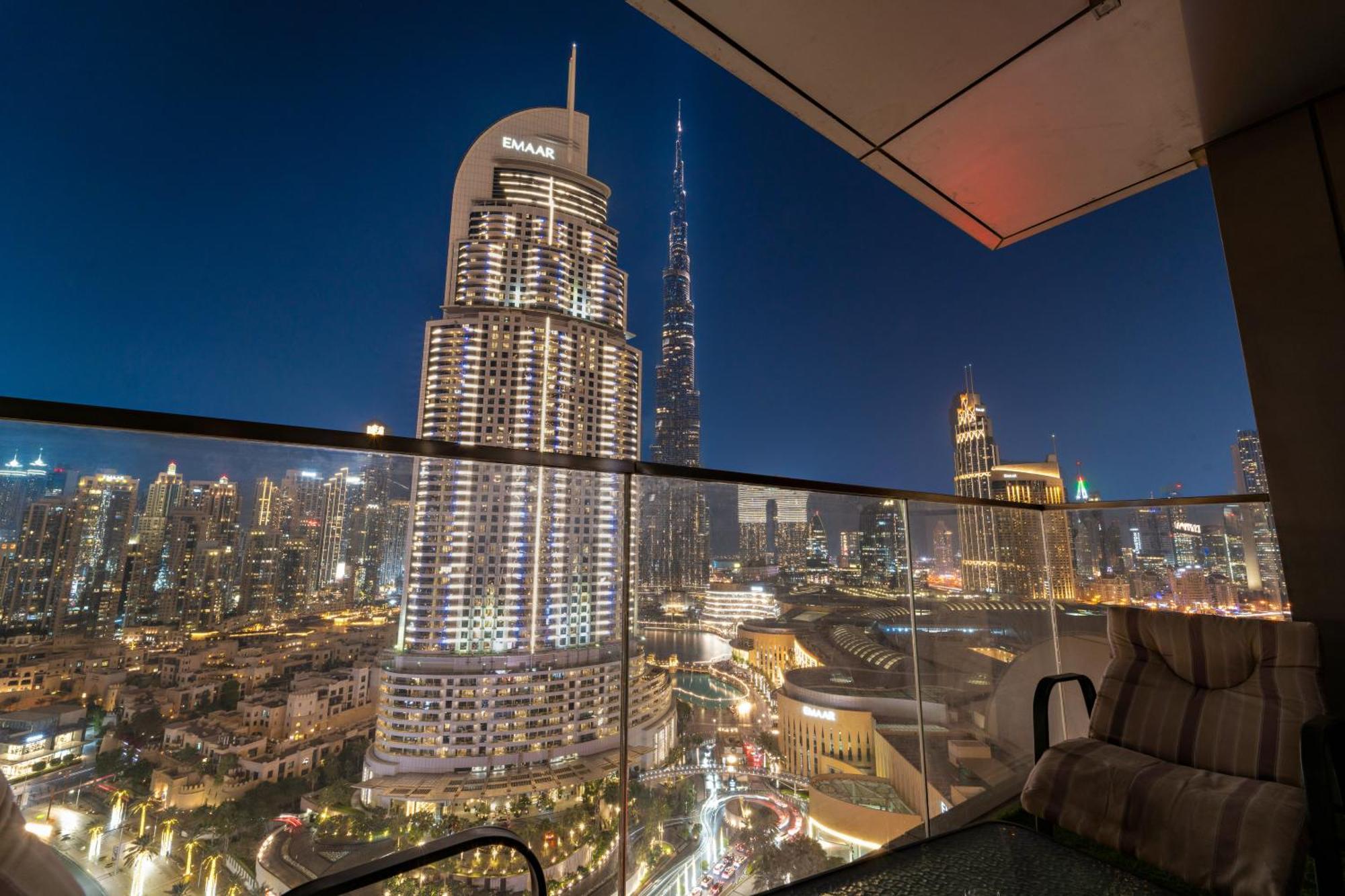 First Class 2Br With Full Burj Khalifa And Fountain View Dubai Exterior photo